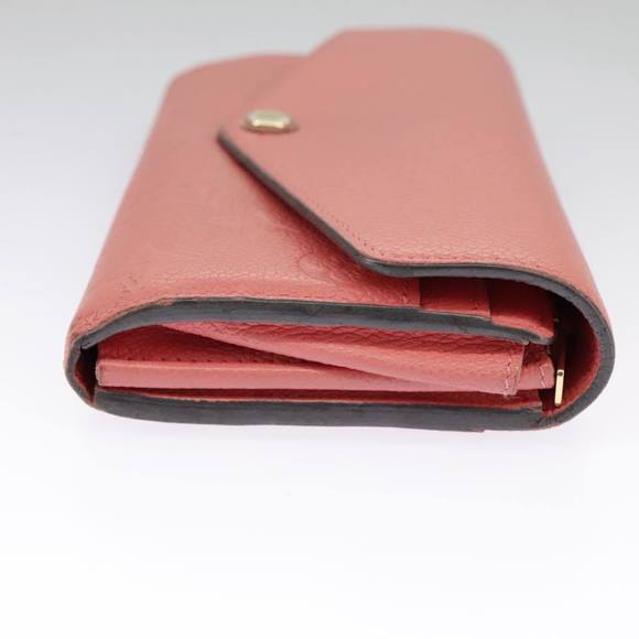LOUIS VUITTON Empreinte Portefeiulle Sarah Long Wallet Pink M61801 Auth am7135 - Picture 4 of 16